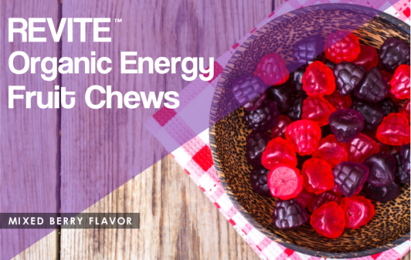 2-day JUMPSTART Speedloss - revite organic energy fruit chews